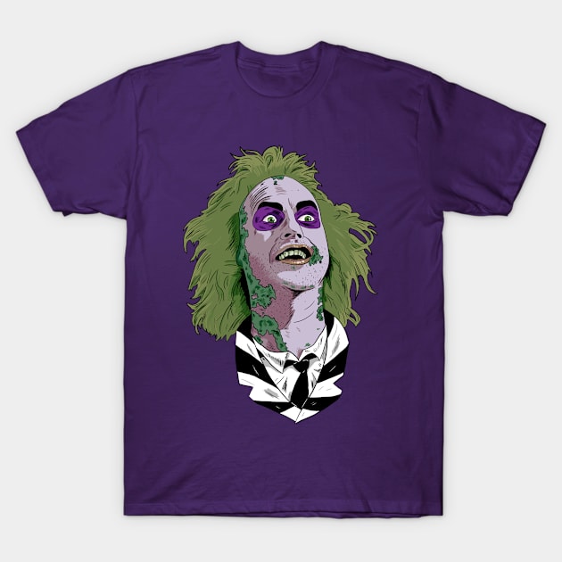 Beetlejuice, Beetlejuice, Beetlejuice! T-Shirt by Black Snow Comics